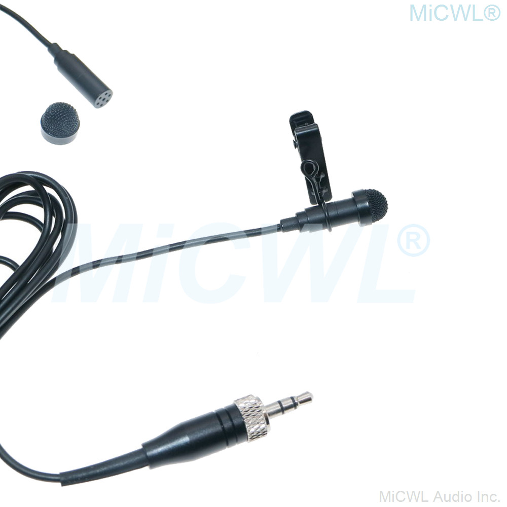 Black ME2 Lapel Lavalier Microphone for Sennheiser G2 G3 G4 MKE2 Clip-On Wireless Microphones System