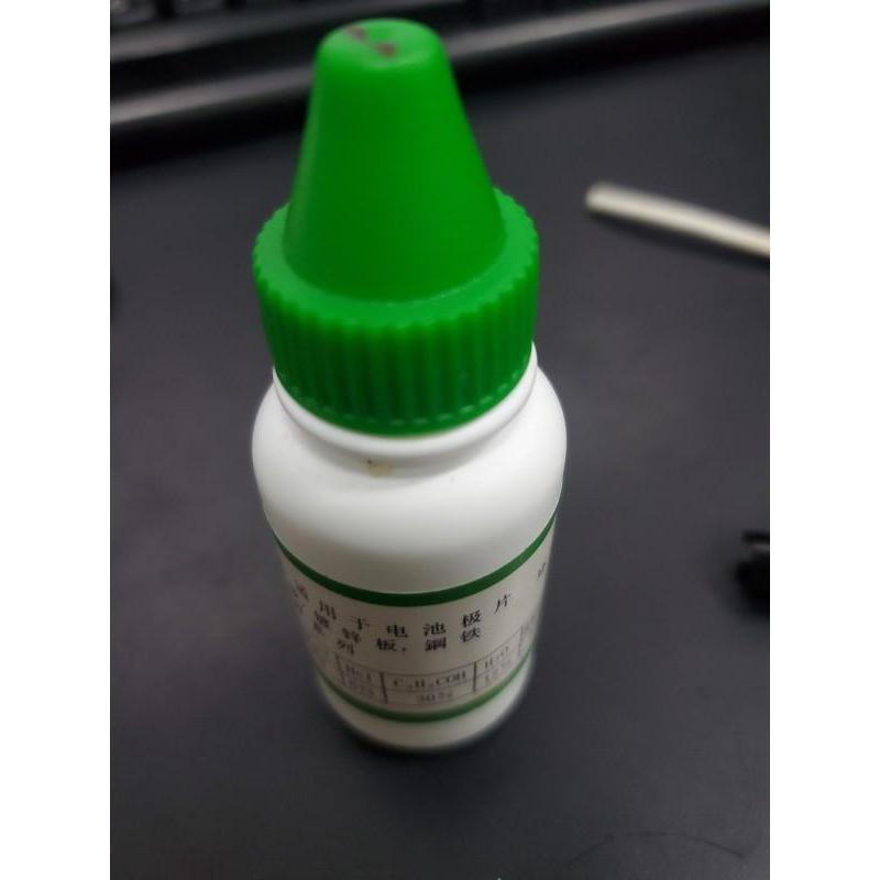 "New" Flux Stainless Steel Isi 30 ml Stainles Solder Cair Aluminium Besi Baterai 18650 Perekat Nikel