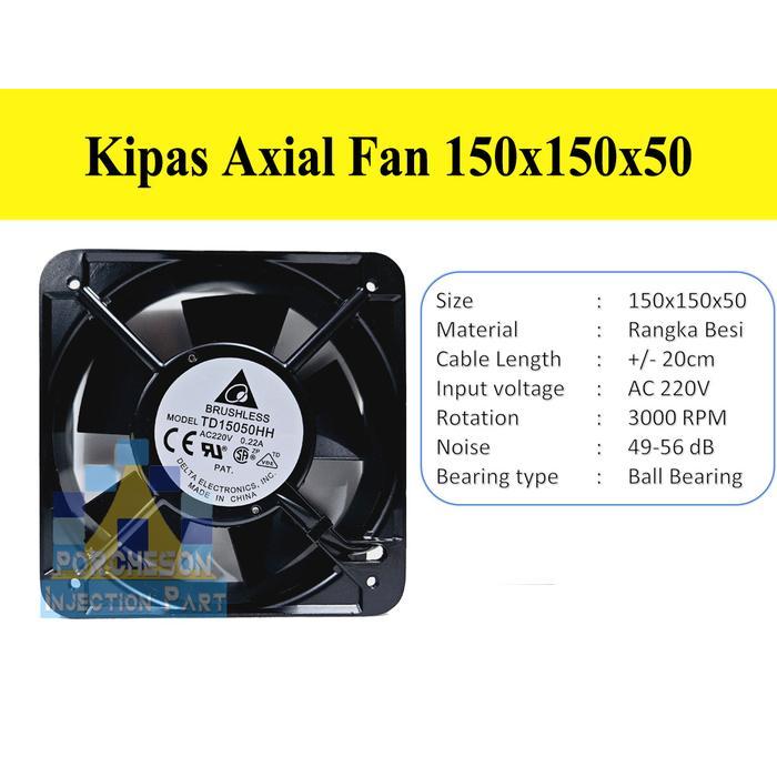 Kipas Ac 220V 15X15 Cm Cooling Fan Ac 220 Volt