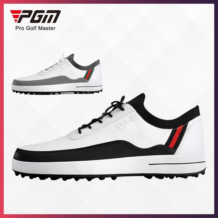 BISA E-KATALOG PGM Golf Shoes Pria Spikeless Waterproof Sepatu Golf Pria Anti Air Anti Slip