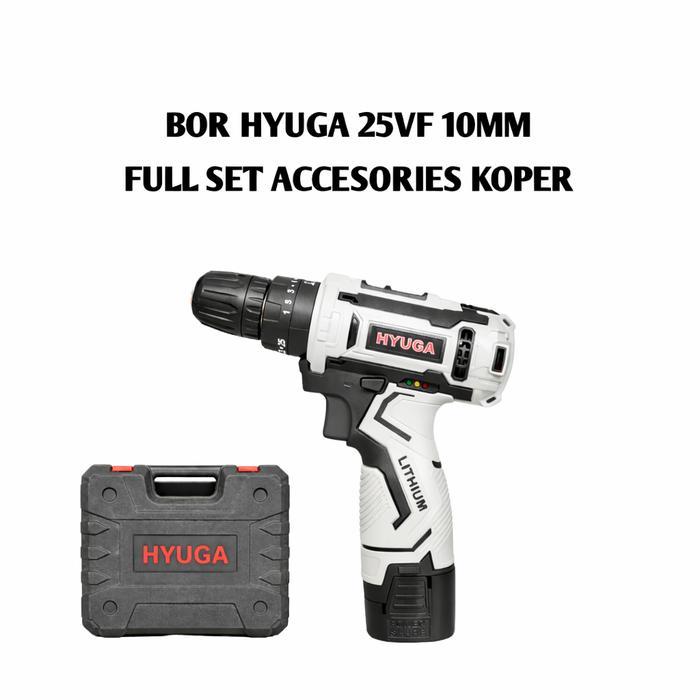 Mesin Bor Baterai Cordless Impact Drill Merk Uchiha 10Mm Type 32Vf