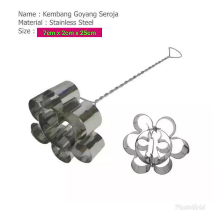 Cetakan Kembang Goyang Seroja