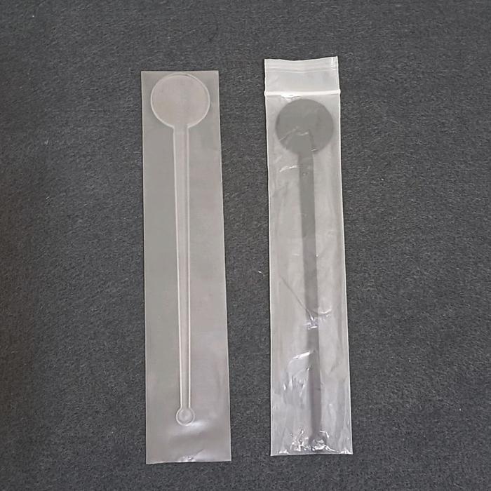 stirrer / pengaduk minuman / adukan minuman 18cm kemasan plastik satuan (100pcs)