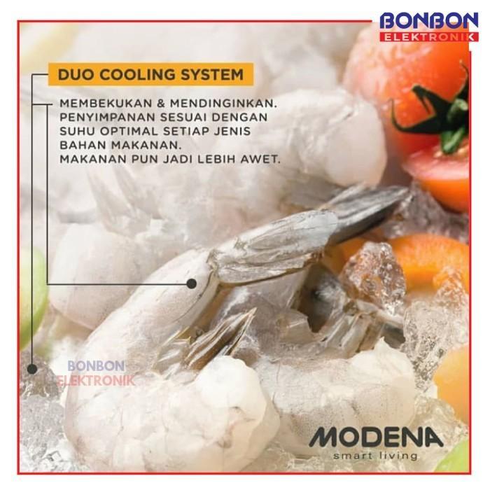 Modena Chest Freezer 205 Liter MD 0206 W/ MD0206W Cooler Box 205L