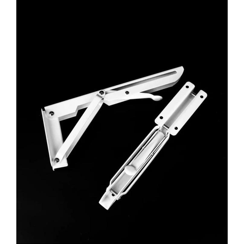 Bracket 2 Pcs/ Engsel Meja Lipat Dinding / Engsel Siku Lipat Dinding Pasti Promo