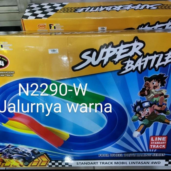 Track Tamiya 2 Jalur Super Battle / Super Racer 1809. Mainan Anak Track Tamiya 2 Jalur