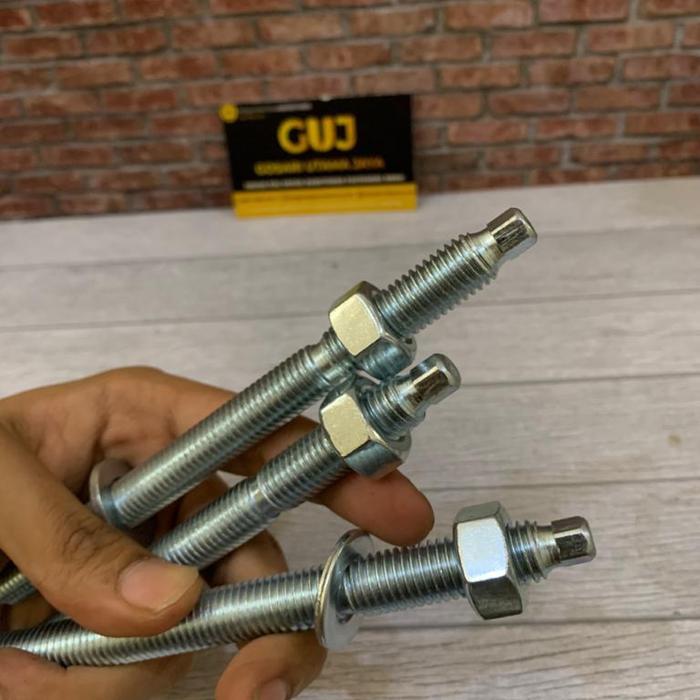 "New" CHEMICAL ANGKUR M16/STUD BOLT 16MM/CHEMICAL ANCHOR GRADE 5.8 M16X190