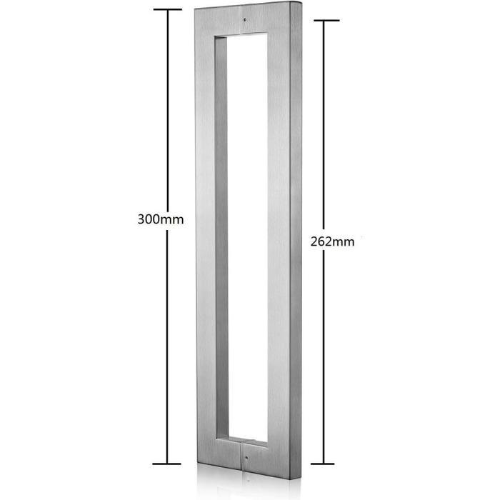 438mm Panjang Pull Handle Pintu Rumah Gagang Pintu Desain Dua Sisi Pull Handle Solid