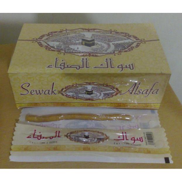 SIWAK ASLI ARAB SAUDI Al Safa Kayu Sewak Basah Miswak Alsafa Mint Lime