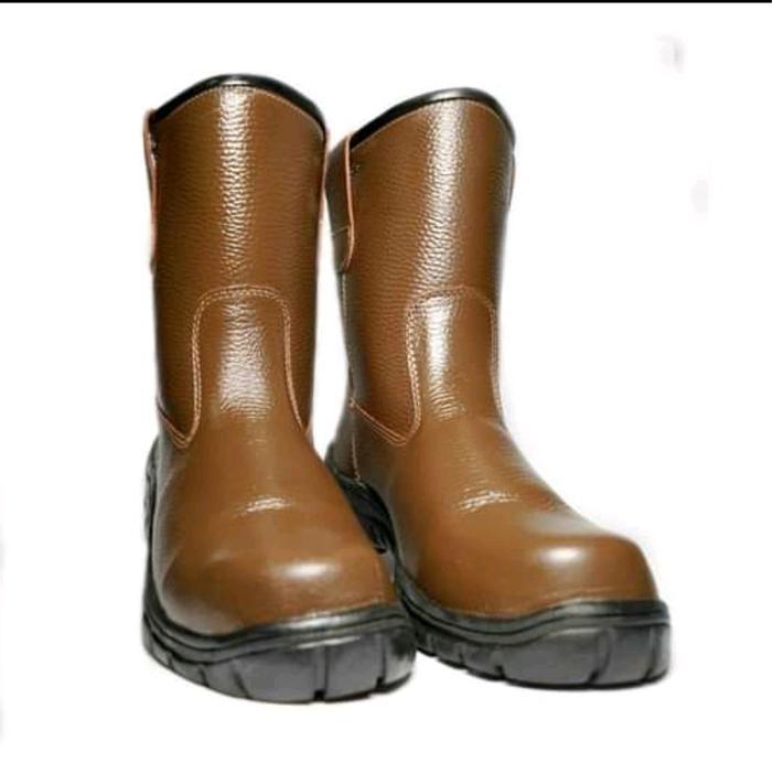 Sepatu Safety Kruser Kulit Sol Karetsepatu Proyek Sepatu Safety Pria Besi Terbaru 
