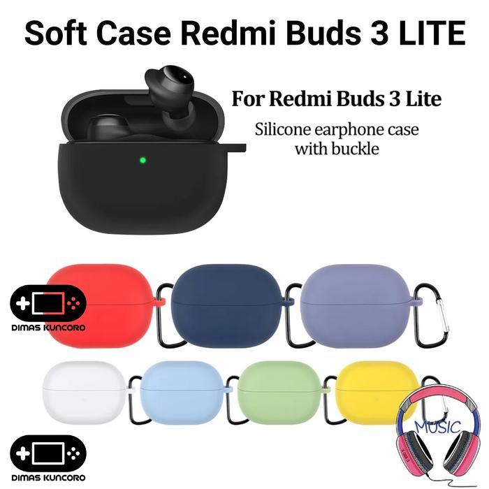Stok Baru Soft Case Redmi Buds 3 LITE silicone silikon cover tws casing shell