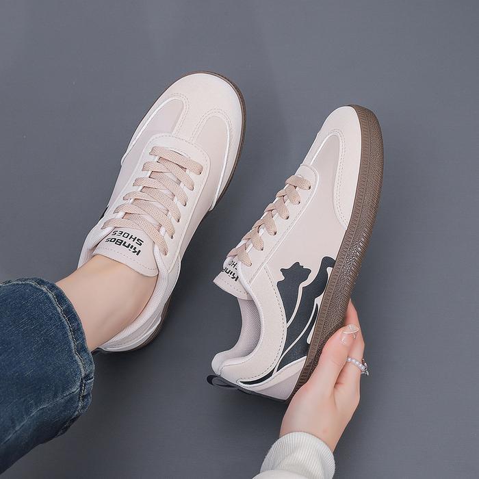 Aerostreet.Shoes - Kinbos Sneakers Wanita Casual Sepatu Jalan Santai Fashionable Retro Trendy Korea