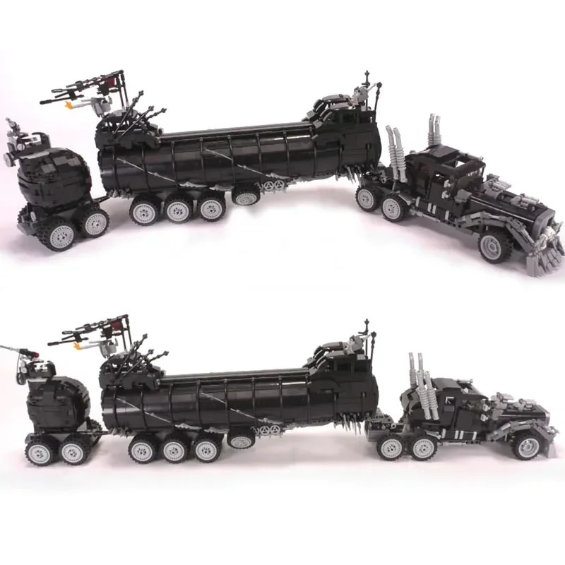 New in Stock 3300PCS Mad Movie Series Modified The War Rig Max War Rig Truck Toys Series Model