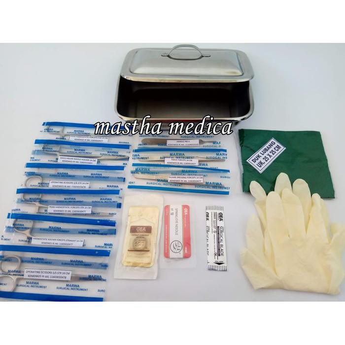 MINOR SET ALAT BEDAH INTRUMEN OPERASI KECIL SIRKUMSISI KHITAN MARWA
