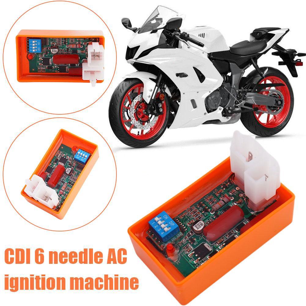 Programmable CDI 6 Pin DC Engine CDI Ignition Electronic Igniter Racing Box DIP Switch Speed For CG1