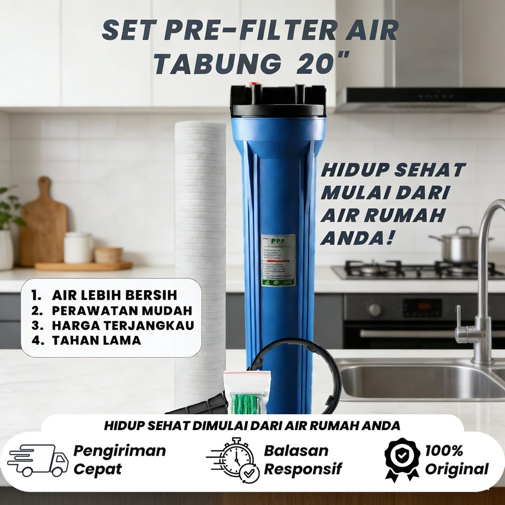HOUSING FILTER AIR  20" + Filter PPF 5 Micron