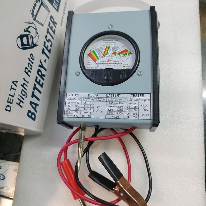 Battery Tester Delta - Alat Tes Aki - Accu Tester Terbaru !!!