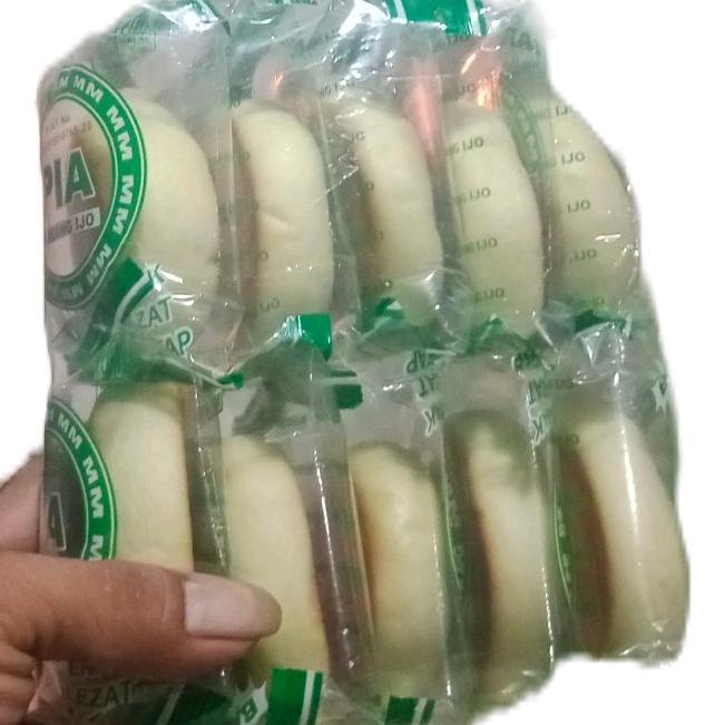 "New" pia mm roti gepeng isi kacang e