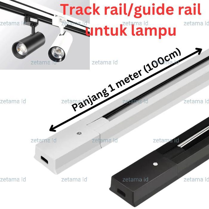 Rel Lampu Plafon Track Light / Rel Lampu 1 Meter