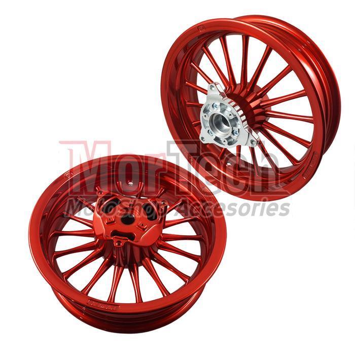 Power Velg Pelek Racing Tapak Lebar Palang 18 Classic Ring 13 Uk. 350/400 Nmax Old 2014-2019 / Nmax 