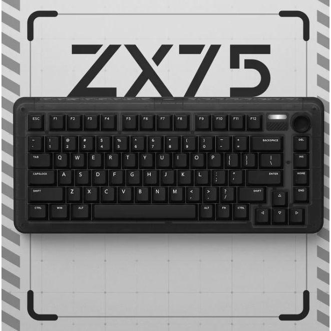 Iqunix Zx75 Dark Side Wireless Mechanical Keyboard