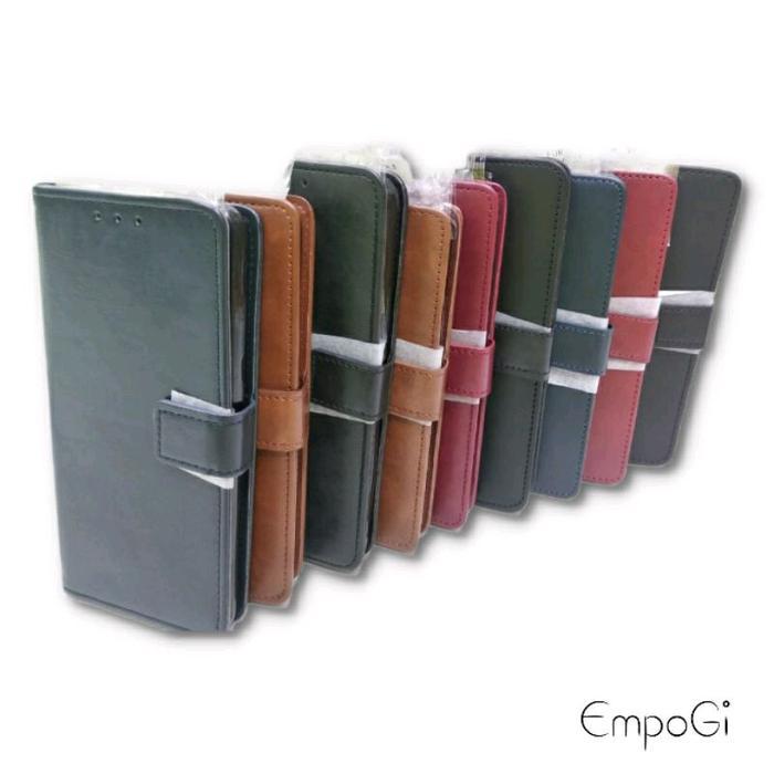 Flip Cover Kulit Flip Case Flip Polos Flip Buku Case Flip Case Kulit Case Leather Semua Tipe HP
