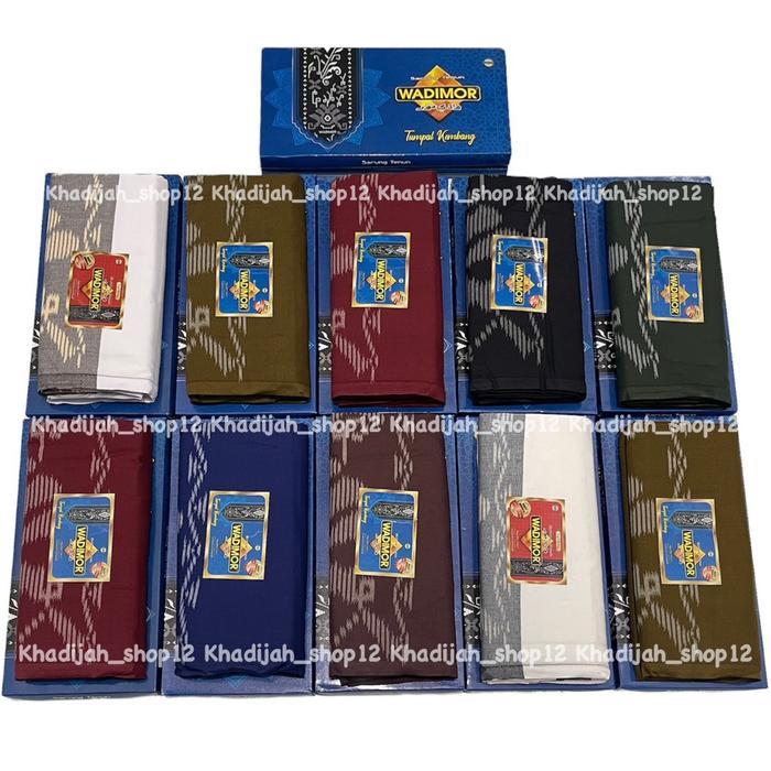 Sarung Wadimor Polos Warna Tumpal Kembang Premium Sarung Wadimor Dewasa Sarung Wadimor Putih Sarung