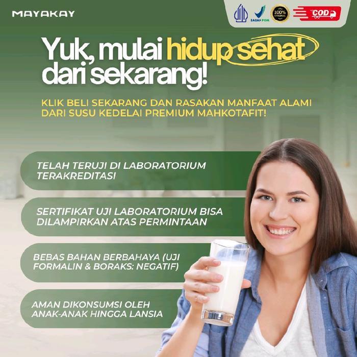 "New" Susu kedelai Protein Bubuk MAHKOTA FIT