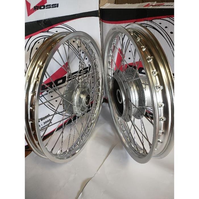 [New] Paket Velg Rossi Jari lama - Verza - Gl Max - Mega Pro - Velg Tromol Jari Bonus Stell Jari