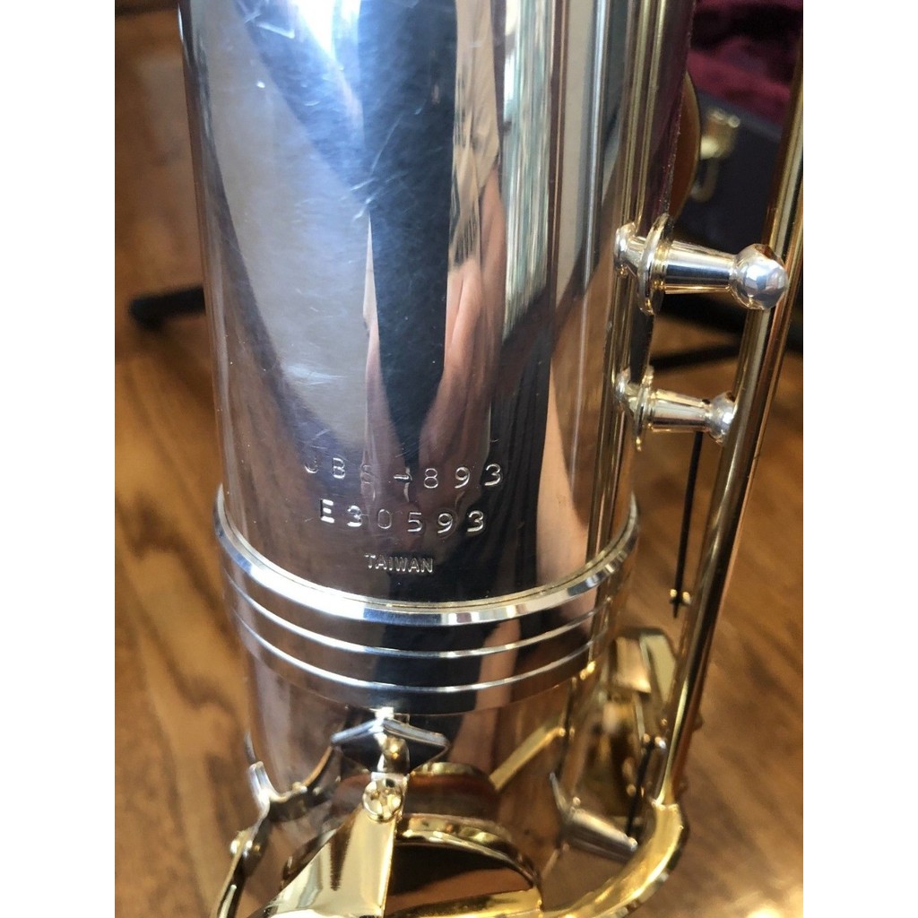 Jupiter JBS-893 E Flat Baritone Saxophone Silver Plated Body Gold Lacquer Key Instrument Musical