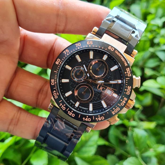 Jam Tangan Pria Gc Collection Y37003G7 Stainless Black