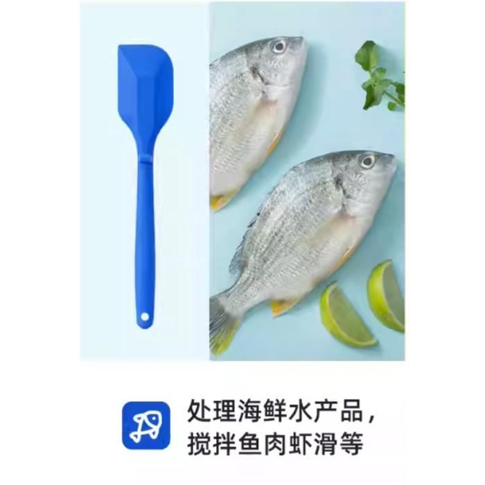 Sanneng Spatula Silicone / Heat-resistant Silicone Spatula Color Blue