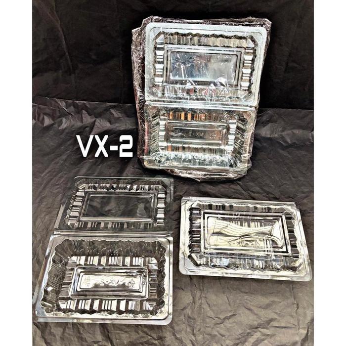 MIKA PLASTIK MEREK VIP TEBAL MIKA KUE BOLU UK SEDANG VX2 ISI 50 PCS