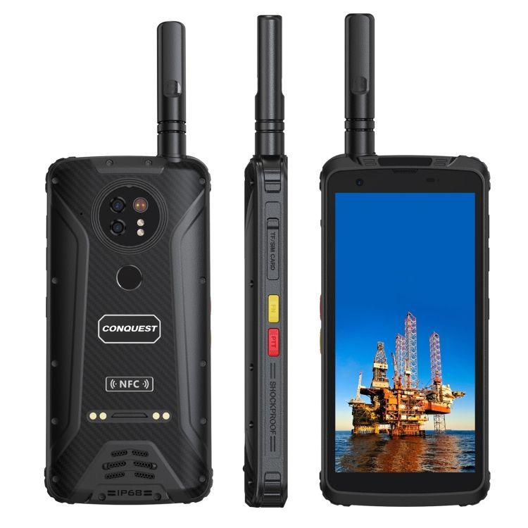 Intrinsically safe and rugged Smartphone 5g Android 12 Industrial Nfc FM Radio Tri-proof mobile with