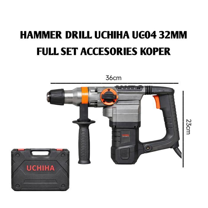 jack hammer drill mesin bor beton UCHIHA JAPAN impact drill import