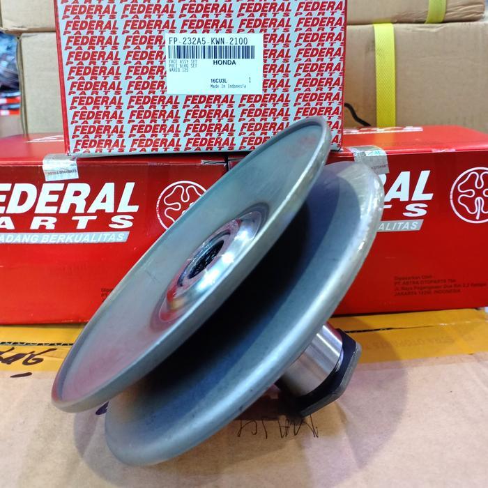 Federal Pulley Set (Face Assy Set) Vario 125 Fp-232A5-Kwn-2100