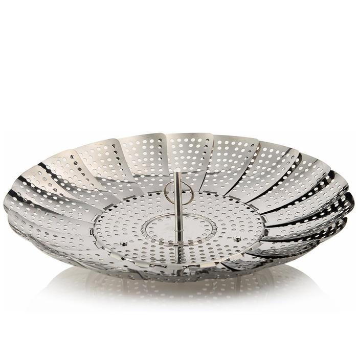 Qiek Alat Kukus Bentuk Bunga Alat Kukus Stainless Steel Alat Tatakan Kukus Bunga Kukusan Serbaguna