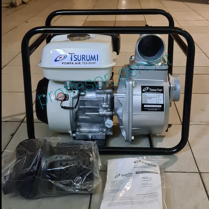Pompa alkon irigasi 3 inch HONDA TSURUMI waterpump bensin TE8 80HP