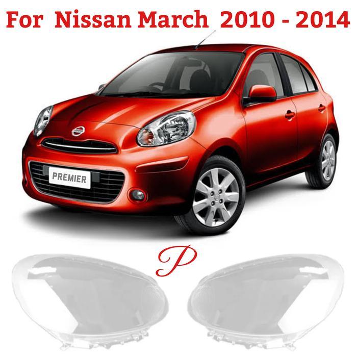 Mika Lampu Headlight Lens Nissan March 2010 2011 2012 2013 2014