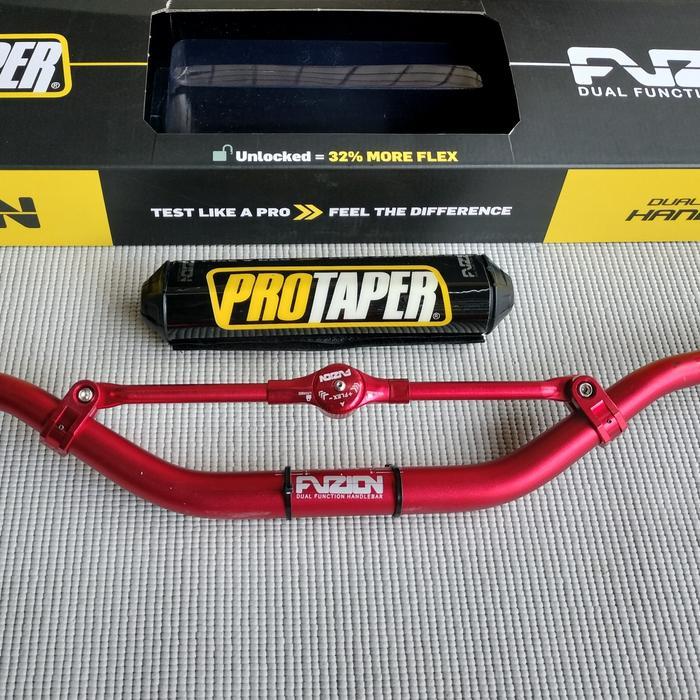 Ready stang trail protaper fuzion original warna merah