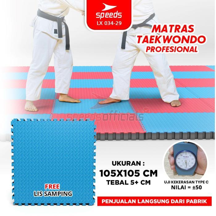SPEEDS Matras Takewondo Evamat Tebal Bela Diri Eva Puzzle Muaythai Karate Matras Bela Mat 5cm 034-29