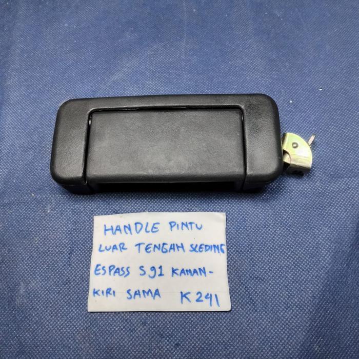 Handle Pintu Luar Tengah Sleding Espass S91 Sebelah Kanan Kiri Sama Aja Baru Stok Lama Warna Hitam