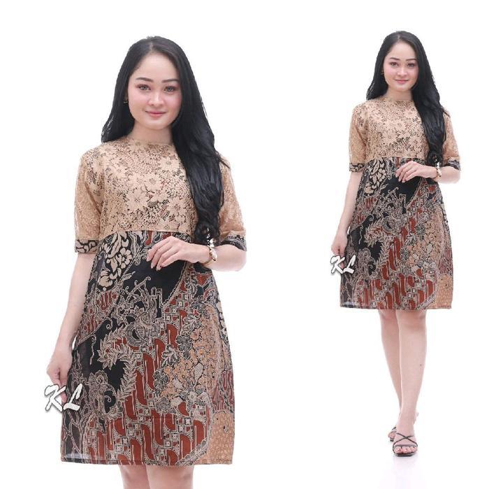 DRES BATIK DRES NATAL DRESS COUPLE DRESS KAPELAN DRES BATIK KAPELAN Baju Wanita Pasangan Keluarga