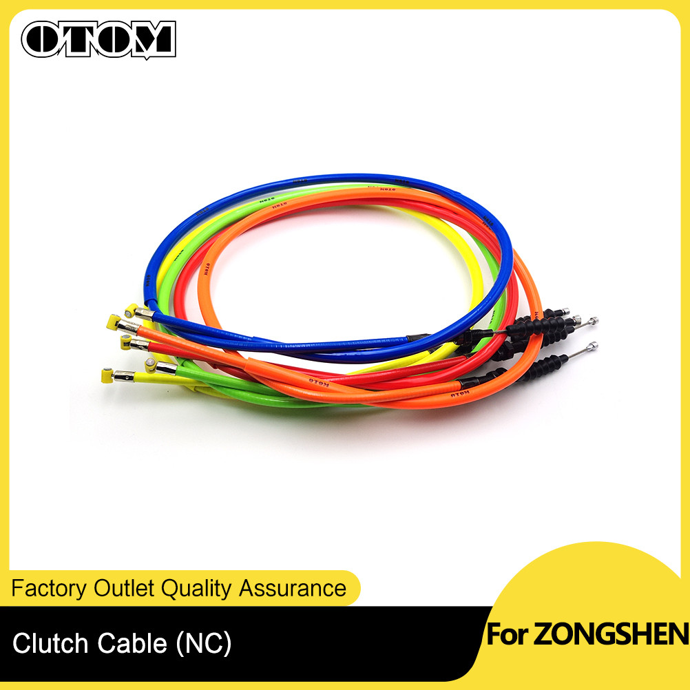 Otom Motorcycle Clutch Cable Wire Hydraulic Reinforce Brake 1120Mm For Zongshen Nc250 Nc450 Bosuer