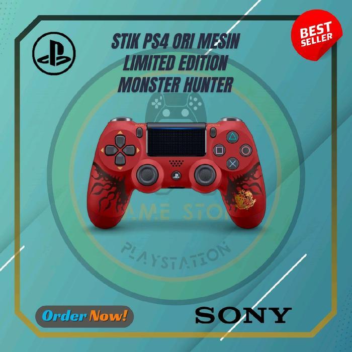 Stik Ps4 Led Bar Ori mesin Limited Edition Monster Hunter