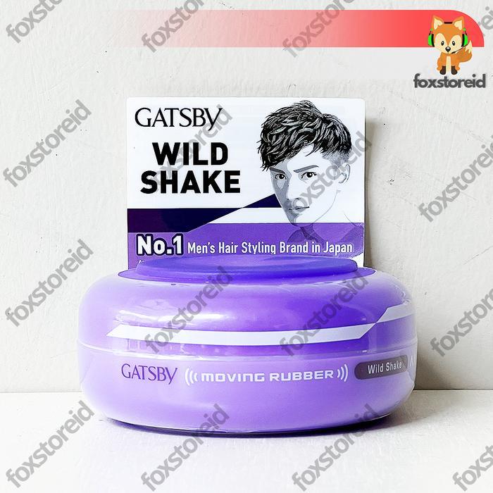 Promo Murah GATSBY Moving Rubber Wild Shake Ungu Wax 80gr Impor