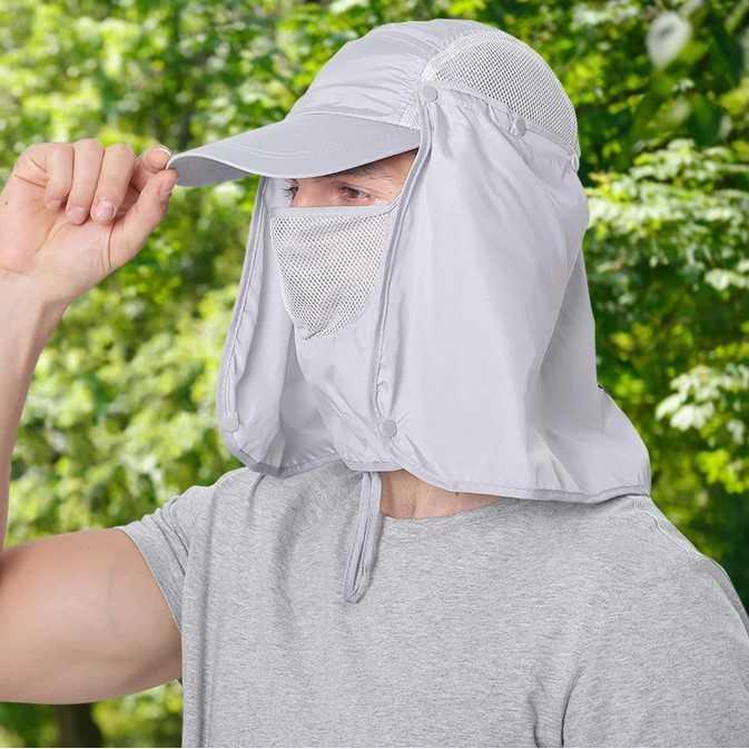 Topi Mancing Topi Masker Hiking Climbing Tentara Jepang