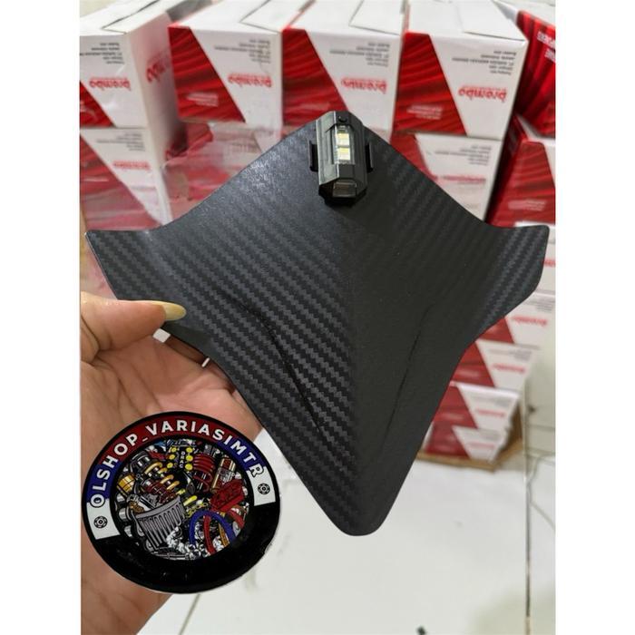 PAKET HEMAT VISOR SEPEDA BMX SET LAMPU KEDAP KEDIP LED