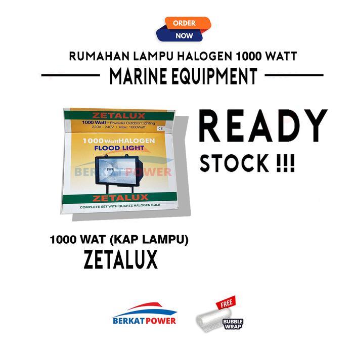 PROMO Rumahan Lampu Halogen 1000 Watt Zetalux Kap Lampu