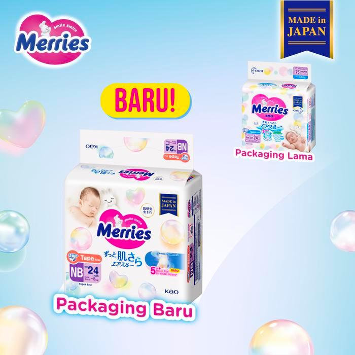 Merries Premium NB24 Twinpack - Popok Bayi Perekat (New Born-5)kg